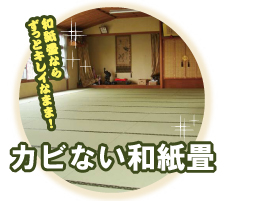カビない和紙畳